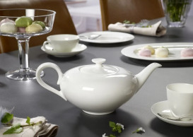 Чайник с крышкой и фильтром Villeroy & Boch Stella Hotel 400 мл премиум фарфор белый 16-3272-0630