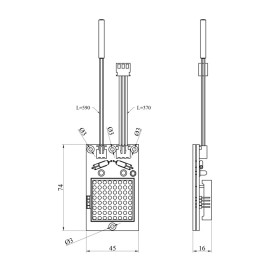 Цифровой экран дисплея бойлера Kroner Runder 0130 CV035151