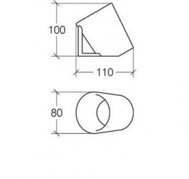 Cтакан для зубных щеток Lineabeta Saon керамика белый 44025.09