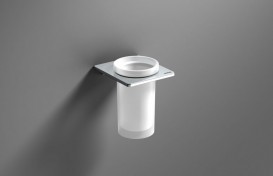 Cтакан для зубних щіток Sonia S-Cube настінний білий / хром 166831