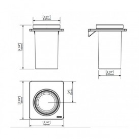 Cтакан для зубних щіток Sonia S-Cube настінний білий / хром 166831
