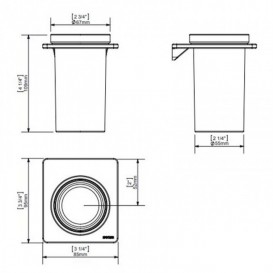 Cтакан для зубных щеток Sonia S-Cube/S2 White настенный белый матовый 172481