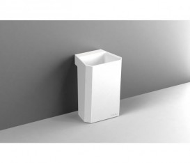 Cтакан для зубных щеток Sonia S4 искусственный камень белый 156276