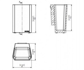 Cтакан для зубных щеток Sonia S4 искусственный камень белый 156276
