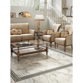 Декор InterCerama Alon 10х10 см серый 071 453506