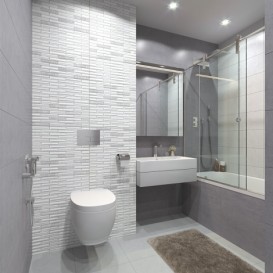 Декор InterCerama Experience 50х23 см серый 071 152302