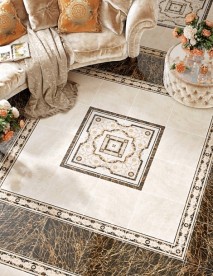 Декор InterCerama Fenix 43х43 см світло-бежевий 21-1 457610