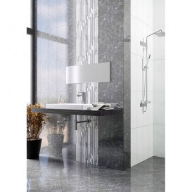 Декор InterCerama Palmira 60х23 см сірий 071 245105