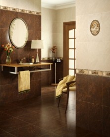 Декор InterCerama Pietra 23х40 см коричневий 031 451711