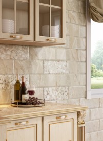 Декор InterCerama Todor 40х15 см бежевый 021-1 096003