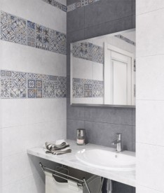 Декор InterCerama Viva 50х23 см серый 071-1 149405