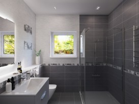 Декор InterCerama Viva 50х23 см сірий 071-2 149406