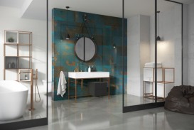 Декор стеклянный Paradyz Uniwersalne Inserto Szklane Azurro C 29,5х59,5 см IG--295X595-1-INSE.AOC--2