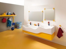 Декоративная боковая панель для раковины Geberit Bambini Varicor желтый 431030304