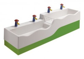 Декоративная фронтальная панель для раковины Geberit Bambini Varicor зеленый 430010229