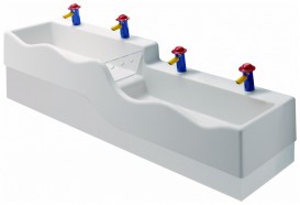 Декоративная фронтальная панель для раковины Geberit Bambini Varicor альпин белый 430060016