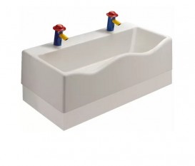 Декоративная фронтальная панель для раковины Geberit Bambini Varicor альпин белый 430210016