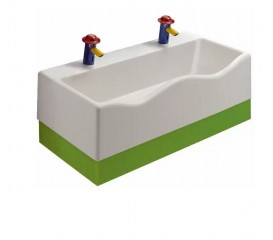 Декоративна фронтальна панель для раковини Geberit Bambini Varicor зелений 430210229