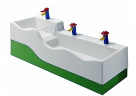 Декоративна фронтальна панель для раковини Geberit Bambini права Varicor зелений 430360229