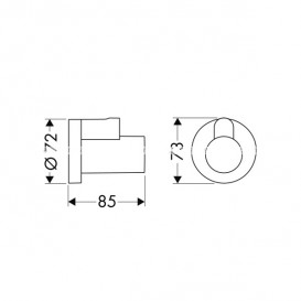 Декоративная накладка Hansgrohe Flowstar для вентиля золото 13950990