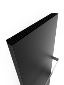 Декоративна накладна панель Terma Case Slim Glass 52х181 см скло колір по RAL WRBCSG181052