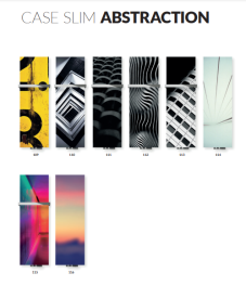 Декоративна накладна панель Terma Case Slim Glass Picture 52х136 см скло графіка WRBCSP136052