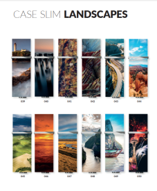 Декоративна накладна панель Terma Case Slim Glass Picture 62х136 см скло графіка WRBCSP136062