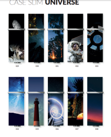 Декоративна накладна панель Terma Case Slim Glass Picture 52х158,5 см скло графіка WRBCSP158052