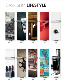 Декоративна накладна панель Terma Case Slim Glass Picture 52х181 см скло графіка WRBCSP181052