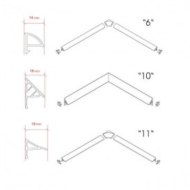 Декоративная планка для душевого поддона Ravak 10/1100 универсальная белая XB451100001