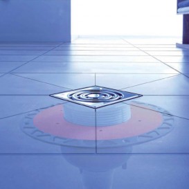 Декоративная решетка для трапа TECE TECEdrainpoint S 150 мм в стальной рамке с фиксаторами и монтажным элементом 3660010