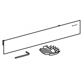 Декоративний комплект Geberit для водовідведення в стіні облицювання з полірованої нержавіючої сталі 154.342.00.1