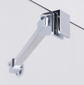 Держатель стекла угловой Volle 35 хром 18-05J-35