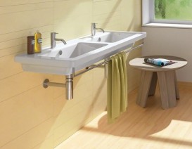 Держатель для полотенец Catalano для раковины Catalano New Light 125 латунь хром 5P125LI00