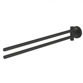 Держатель для полотенец Grohe Essentials поворотный металл черный матовый 1024672430