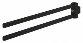 Тримач для рушників Grohe Selection поворотний метал фантомний чорний 41219KF0