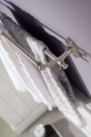 Держатель для полотенец Haceka Vintage двойной серебро 1170902