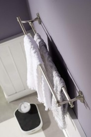 Держатель для полотенец Haceka Vintage двойной серебро 1170902