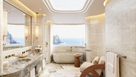 Тримач для рушників Hansgrohe Axor Universal Circular 800 мм метал матова бронза 42880140