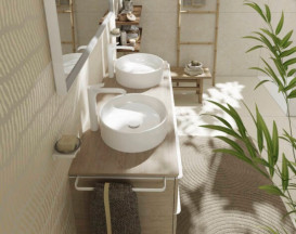 Тримач для рушників Hansgrohe Xelu Q 42,8 см матовий білий 54143700