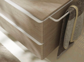 Тримач для рушників Hansgrohe Xelu Q 42,8 см матовий білий 54143700