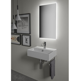 Тримач для рушників Hatria Bahia 13 50 см чорний матовий BHTWLH0500020