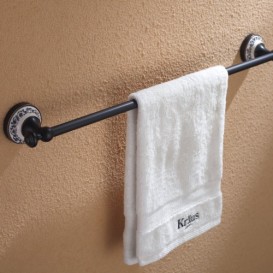 Держатель для полотенец Kraus Apollo настенный темный шоколад KEA-16537ORB