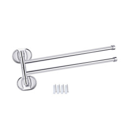 Тримач для рушників Kroner KRM Elbe-ACC2912 поворотний хром CV022871