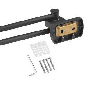 Держатель для полотенец Kroner KRM Graz-GRP95614 поворотный графит CV035536