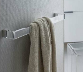 Держатель для полотенец Laufen Kartell Rail 45 см пластик прозрачный H3813310840001