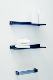 Тримач для рушників Laufen Kartell Rail 30 см пластик синій H3813300830001