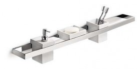 Тримач для рушників (підставка для аксесуарів) Lineabeta Skuara 60 см латунь хром 52816.29