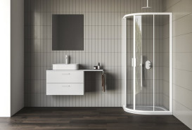 Держатель для полотенец Ravak Balance II 46,5 см металл белый X000001817