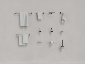 Тримач для рушників Ravak Fold FD 300 чорний матовий X07P1349